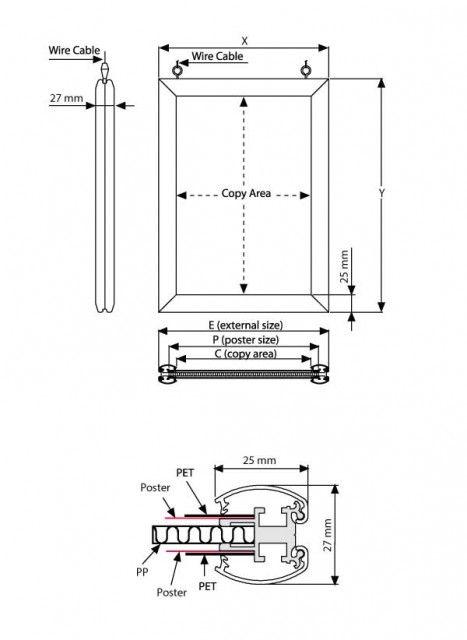 DOUBLE SIDED SNAP FRAME - Cosign nv/sa